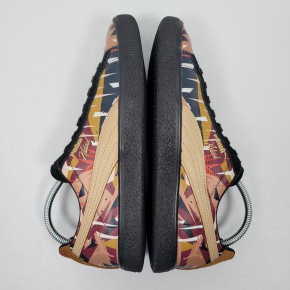 Puma X Naturel Clyde Moon Jungle Men's Multicolor Shoes 364445 01 US Size 9 - Picture 6 of 8